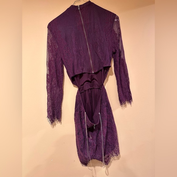 NWT XHILARATION purple romper size small - Picture 5 of 5